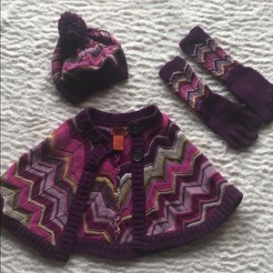 Missoni for Target Cape, Gloves, PomPom Beanie